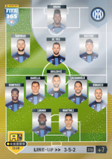 Line-up Internazionale Milano 2023 FIFA 365 Line-up #310